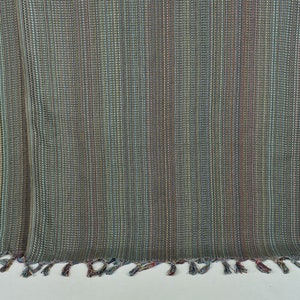 Tagesdecke , Türkische Tagesdecke , Khaki Grüne Decke, Bunte Decke, Handgewebte Tagesdecke , King Size Decke, Yoga Decke, Bild 7