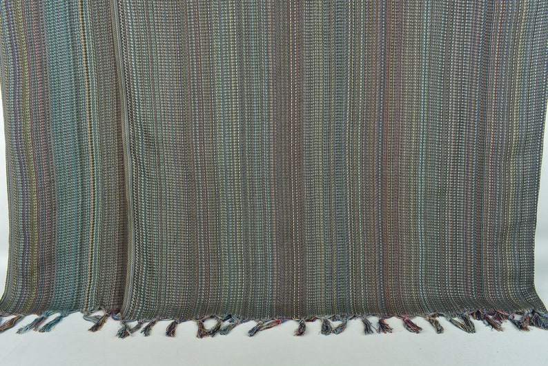 Tagesdecke , Türkische Tagesdecke , Khaki Grüne Decke, Bunte Decke, Handgewebte Tagesdecke , King Size Decke, Yoga Decke, Bild 7