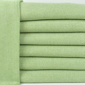 Turkish Blanket, Home Decor Blanket, Green Blanket, Herringbone Blanket, 79x99 Inches Shower Curtain, Beach Throw, Xmas Gift Throw,