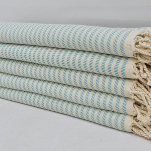 Turkish Bath Towel, Peshtemal Towel, Wedding Gift Towel, Sarong, Sauna Towel, Hammam Peshtemal, Mint Bath Towel, 40x70 inches Towel, T-05