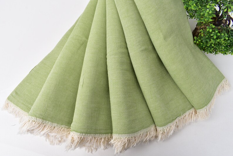 結婚祝いのタオル、名入れタオル、グリーンペシュキール、無地タオル、24x40インチ、彼女へのギフト、装飾ペシュキール、ギフトタオル、ティータオル、 画像 4