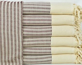 Custom Blanket, Wholesale Blankets, Burgundy Blanket, Diamond Blanket, 75x89 Inches Cotton Bed Cover, Beach Throw, Oversize Throw,