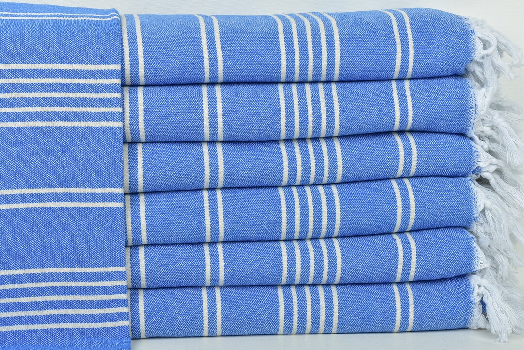 Sofa Blanket Wholesale Blankets Blue Throw Striped Throw Etsy Canada