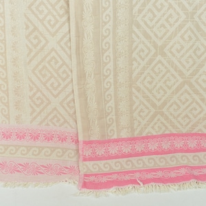Wholesale Blankets, Large Towel, Pink-Beige Blanket, Diamond Throw, 56x69 Inches Cotton Blanket, Designer Throw, King Size Blanket,