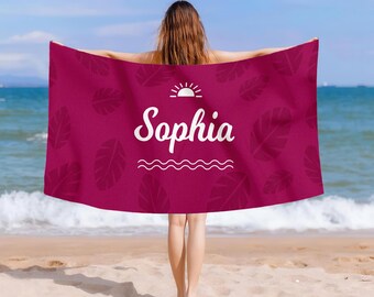 Bachelorette Favor, Personalized Towel,Turkish Towel for Her, Custom Beach Towel, Holiday Gift, Bachelor Party Favor, Personalized Gift,