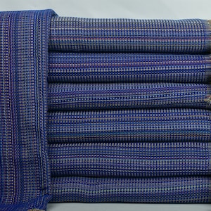 King Size Turkish Bedspread, Wedding Gift Blankets, Sax Blue Throw, Diamond Throw, 79x119 Inches Cotton Blanket, Warm Blanket, Bedding Throw