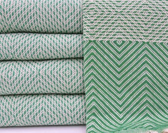 Turkse Gooi Turkse Stranddeken 100% Katoenen Deken Handgemaakte Deken Sofa Cover Turkse Deken Turkse Sprei Gooit 75 "x 91" B-102