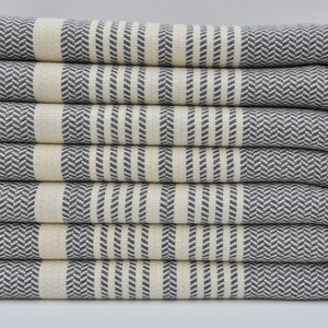 Gray Peshtemal Camping Peshtemal Turkish Towel Turkey Towel Sauna Towel Bohemian Peshtemals 40&quot;x70&quot; Turkish Peshtemal Festival Towel YR-01