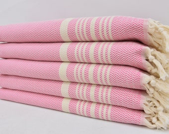 Organic Cotton Towel, Turkish Hand Towel, Kitchen Towel, Face Towel, Hand Towel, Tea Towel, Fuchsia Hand Towel, 18"x36" Hand Towel, YR-202