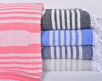 Turkish Blanket, Home Decor Blanket, Winter Blanket, Patterned Throw, 60x71 Inches Cotton Blanket, Couch Cover, King Size Throw,