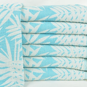 Turkish Towel, Turkish Towels Beach, Turquoise Towel, Floral Patterned Towel, 40x63 Inches Monogrammed Turkish Beach Towel, Sarong Towel,