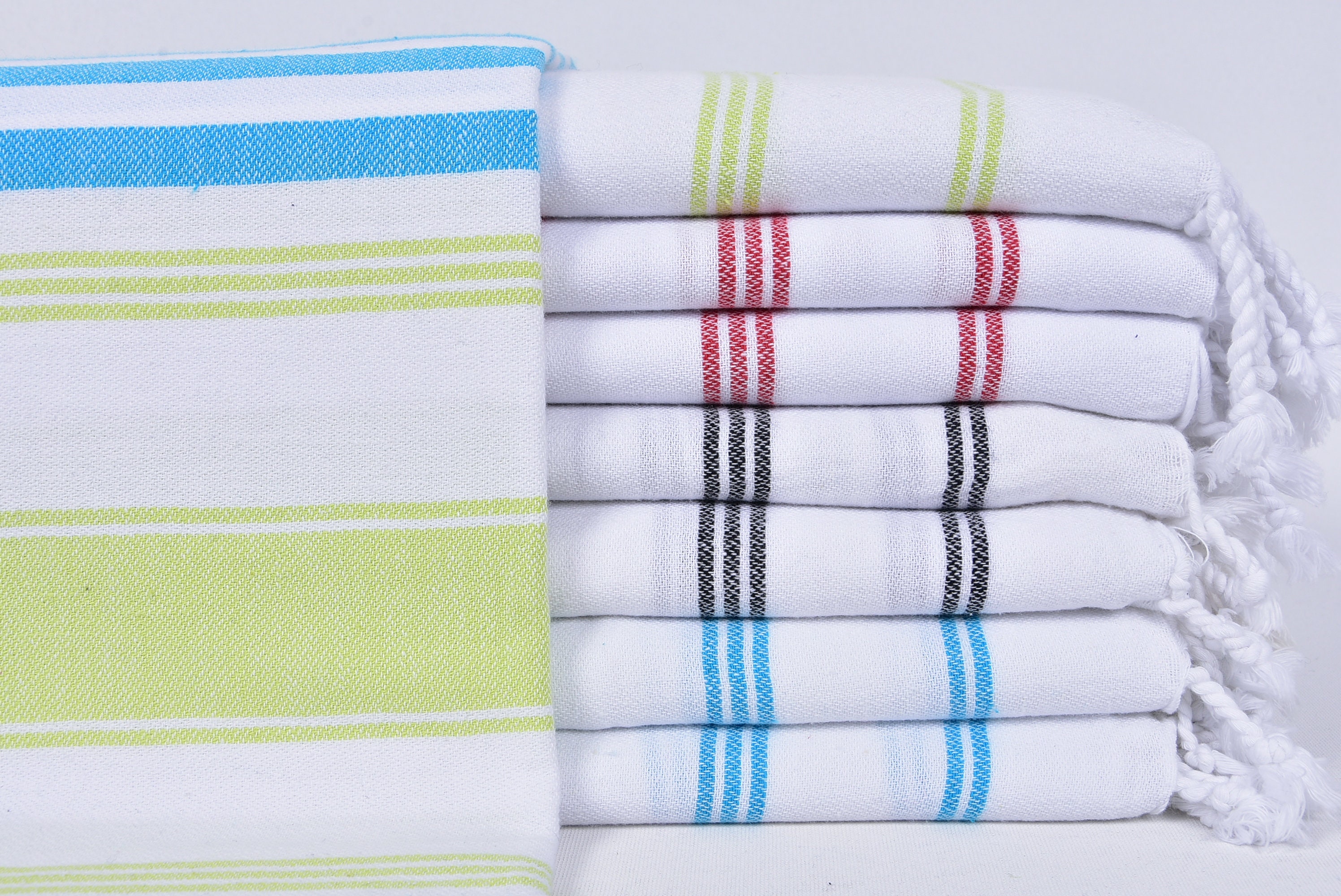 Terry Stripe Turkish Towels, Striped Gray Bath Towel, White Turkish Towel,  Beige Bath Turkish Cotton Peshtamal, Hammam Beach Towel 