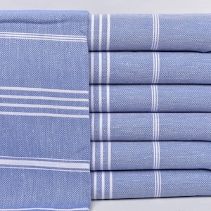 Personalized Beach Towel, Bridesmaid Gifts, Denim Blue Towel, Striped Towel, 40x71 Inches Bachelor/Bachelorette Party Favors,