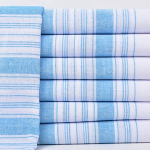 Turkish Bath Towel, Bath Towel, Turquoise Peshtemal, Striped Peshtemal, 32x67 Inches Bachelorette Favor Towels, Gift Towel,
