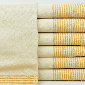 Toalha de praia turca, toalha personalizada, toalha de mostarda, toalha listrada, 36x69 polegadas, presente de dia de casamento para noiva, toalha de dama de honra,