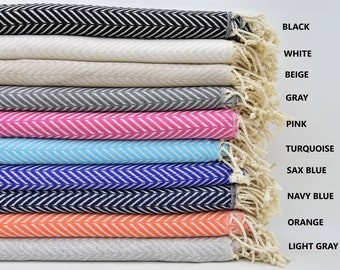 Bath Towel Bridemaids Gift Towel Zigzag Towel Turkish Towel 40"x70" Turkish Peshtemal Soft Towel Hammam Towel Yoga Towel Throw Towel I-16