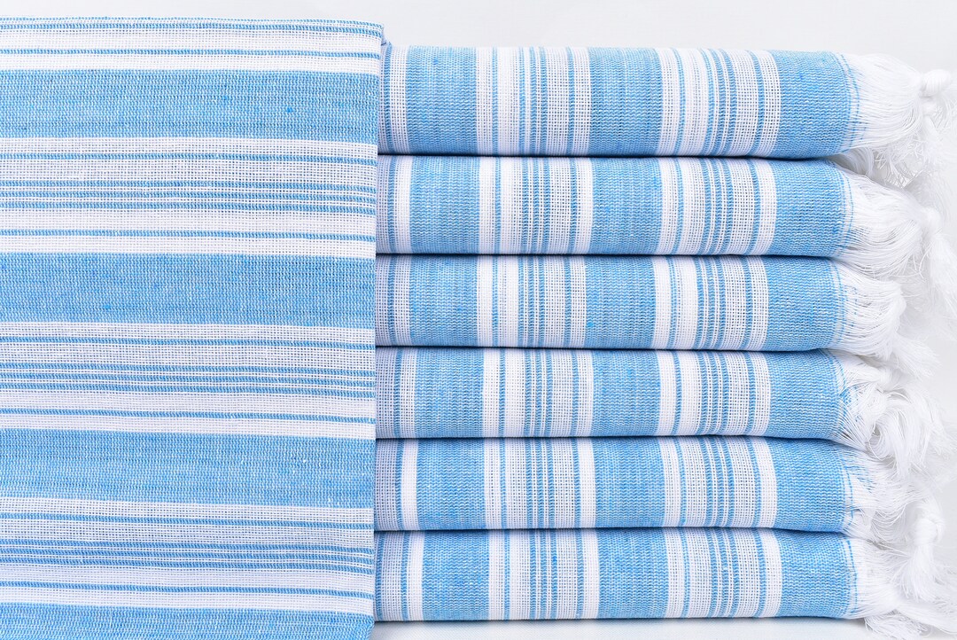thumbnail image 2 of 6-Pack Premium 100% Cotton Bath Towels - 24x50 Inch Luxury Hotel Quality Towels (Teal) 2 of 5