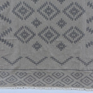 Turkish Bath Towel, Bath Decor Towel, Beach Towel, Wedding Gift Towel, Organic Cotton Towel, Brown Patterned Towel, 40x70 inches Towel, U-12