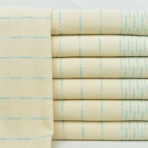 Tea Towel Embroidery Designs, Bathroom Hand Towel, Mint Towel, Striped Hand Towel, 18x36 Inches Gift For Her, Little Towel,