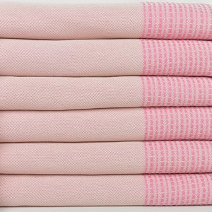 Turkish Throw Blanket, Custom Blanket, Pink Blanket, Striped Blanket, 91x95 Inches Embroidered Bedspread, Bedding Throw, Gift Blanket,