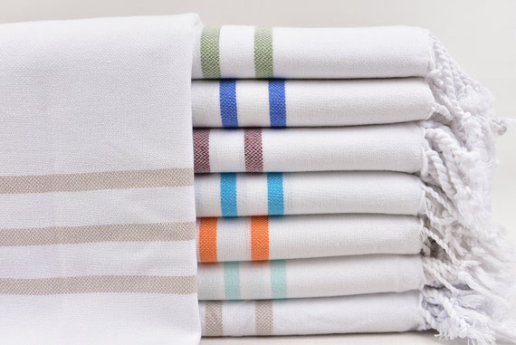 White face towels in bulk shop
