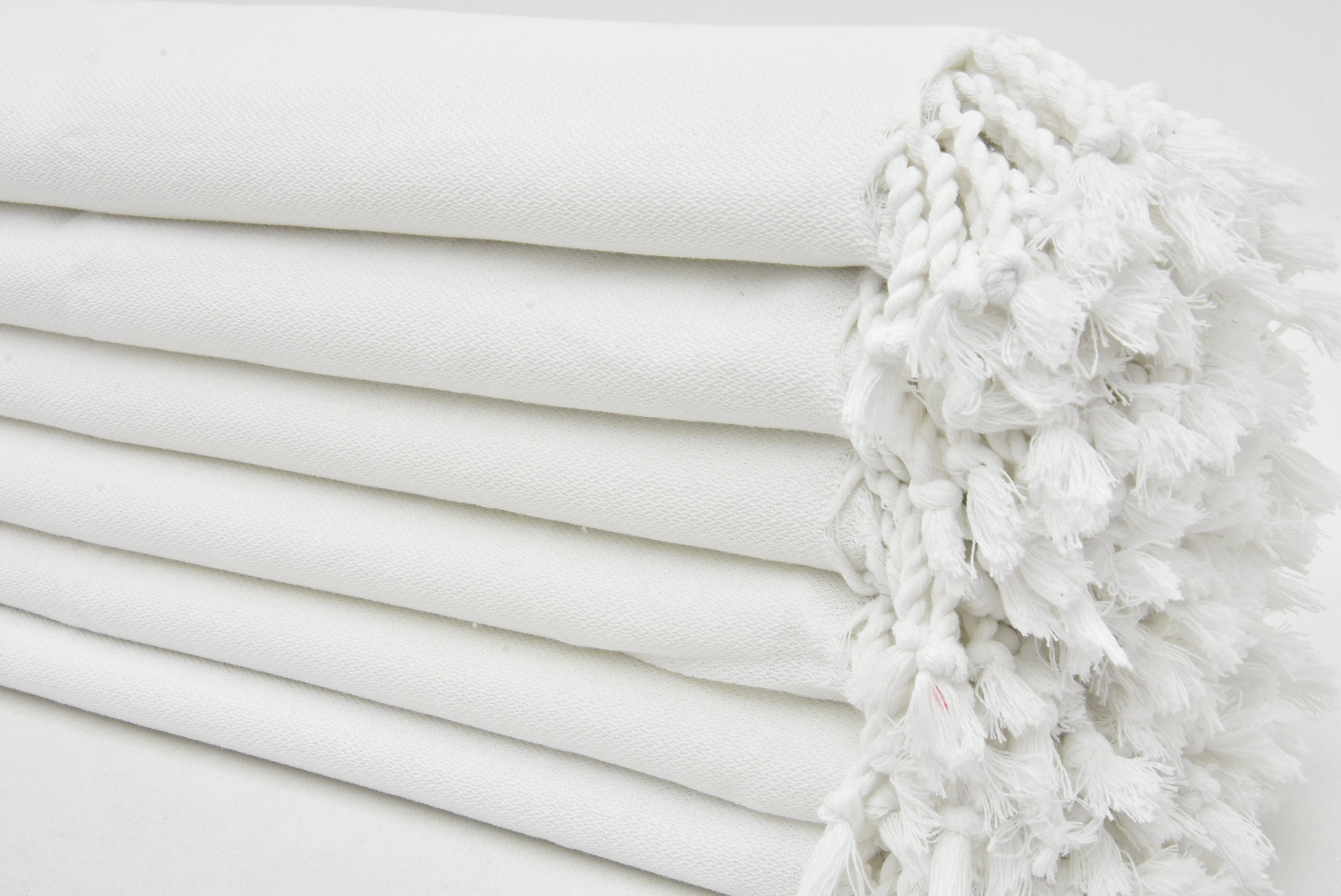 White Hand Towel Cotton Face Towel Kitchen Towel Hand Towel Etsy UK