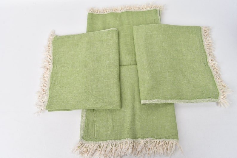 結婚祝いのタオル、名入れタオル、グリーンペシュキール、無地タオル、24x40インチ、彼女へのギフト、装飾ペシュキール、ギフトタオル、ティータオル、 画像 6