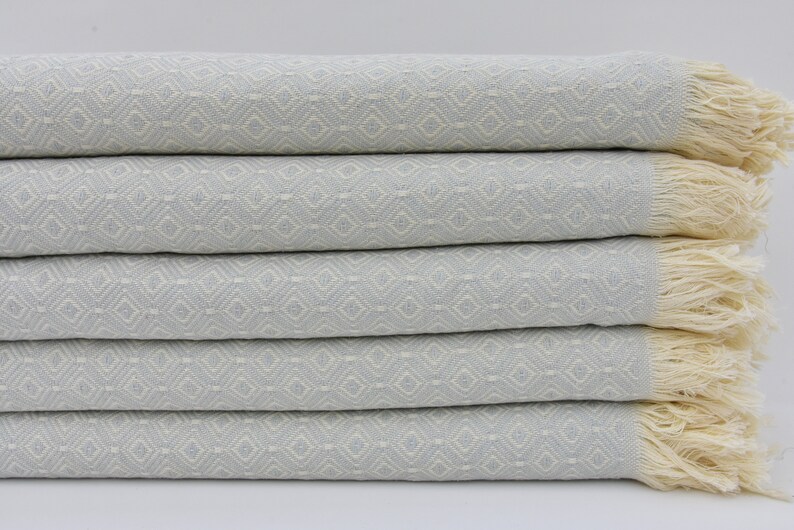 Bulk Blankets Bachelor Gift Light Gray Blanket Turkish Blanket Etsy