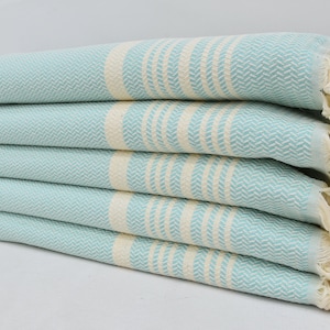 Kitchen Towel, Decorative Hand Towel, Organic Cotton Towel, Turkish Hand Towel, Soft Face Towel, Mint Hand Towel, 18&quot;x36&quot; Hand Towel, YR-202