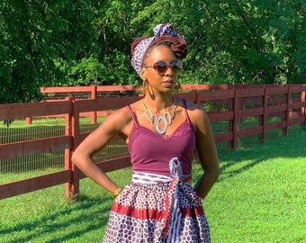 short kitenge skirts