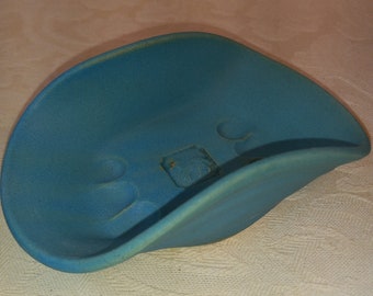 Soap Dish in Aqua with a Walking Horse