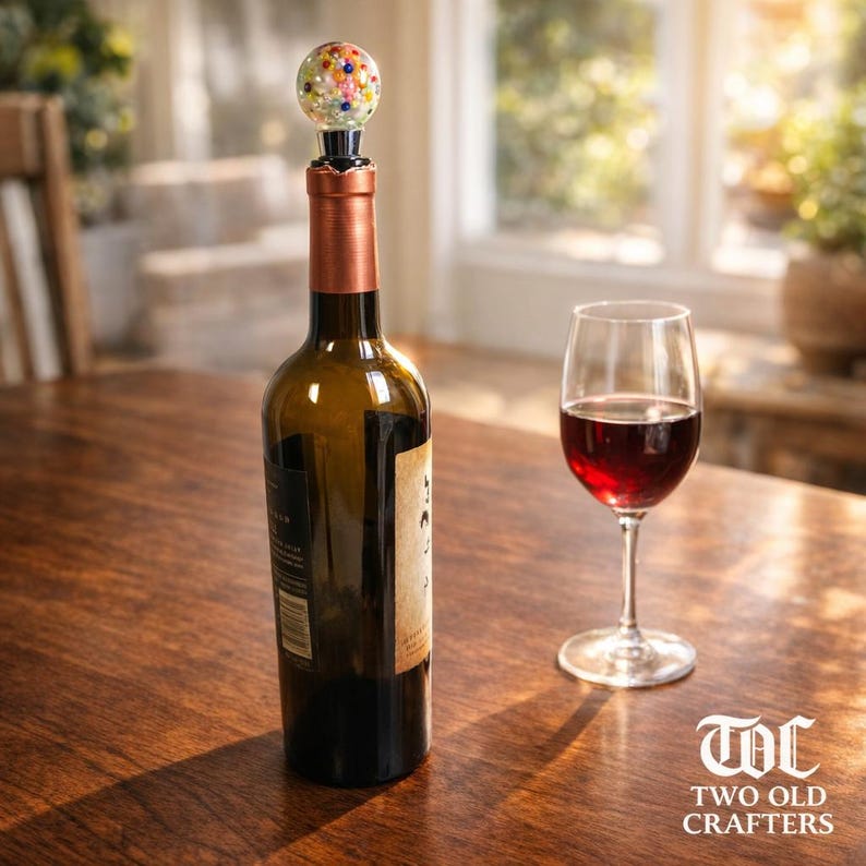Handmade Resin Wine Bottle Stopper Choice of 5 Styles 4x1.5 Bar Gift Etsy — free download