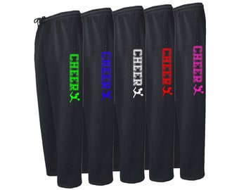Customizable Cheer Sweatpants (Add your name!)