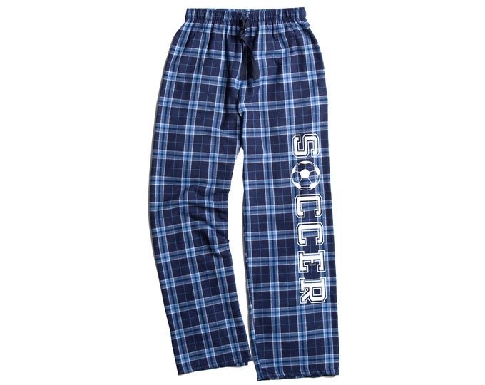 Soccer Columbia Blue Flannel Pants