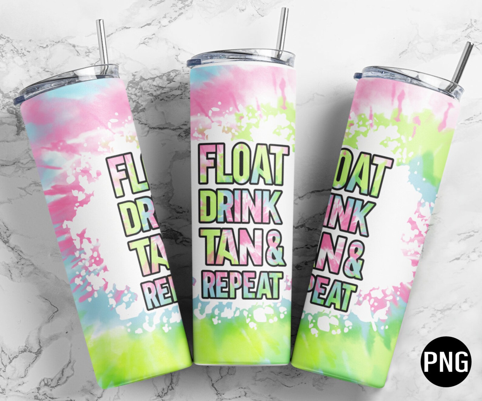 Float Drink Tan & Repeat Tumbler Wrap Design 5 PNG Files Etsy