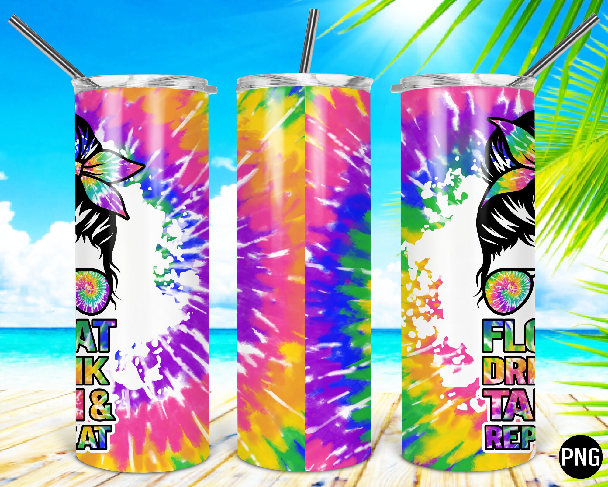 Float Drink Tan Repeat/20 Oz Skinny Tumbler Wrap straight & Etsy