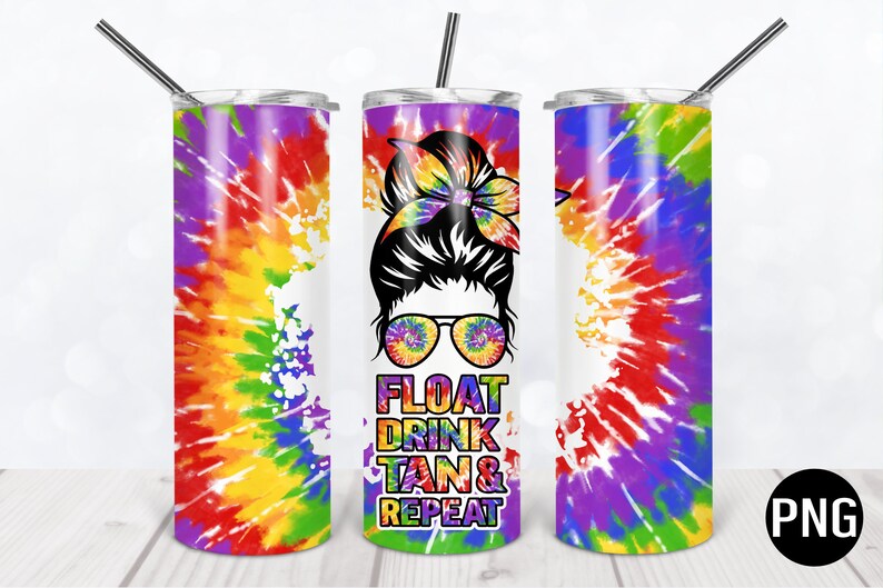 Float Drink Tan Repeat/20 Oz Skinny Tumbler Wrap straight & Etsy