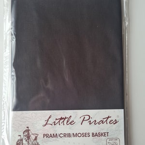 2 x Baby Pram/Crib/Moses Basket White Flat Sheet 100% Ranforce Cotton, Baby sheet image 6