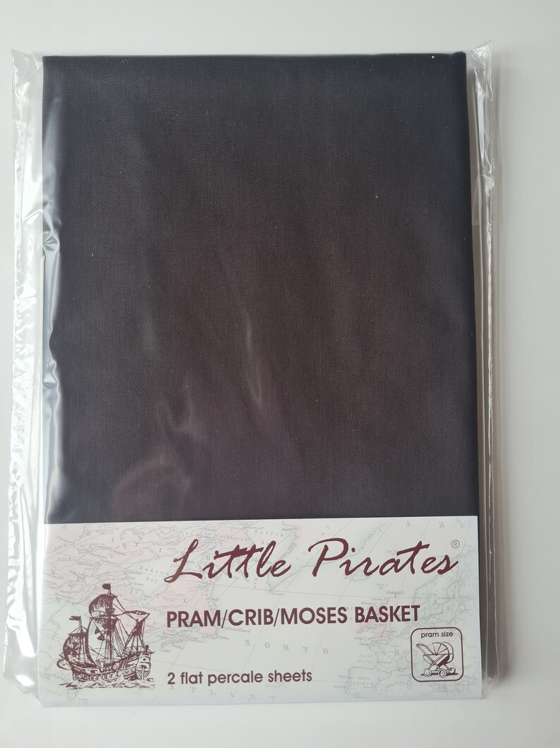 2 x Baby Pram/Crib/Moses Basket White Flat Sheet 100% Ranforce Cotton, Baby sheet image 6