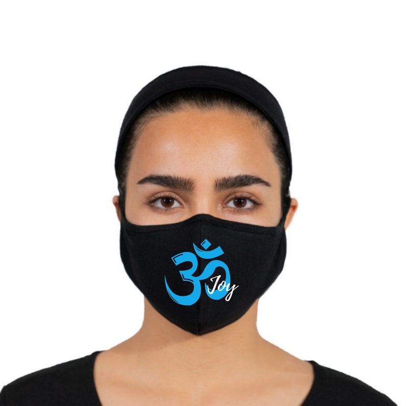 Yoga face mask Mindfulness Meditation Spiritual design face Etsy