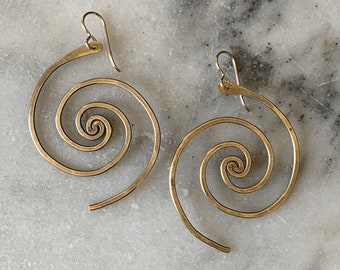 Spiral Cosmos Earrings by Lochlin Smith