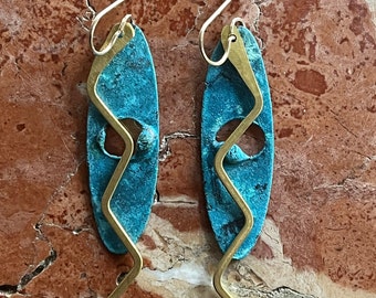 Boho Zigzag Earrings by Lochlin Smith