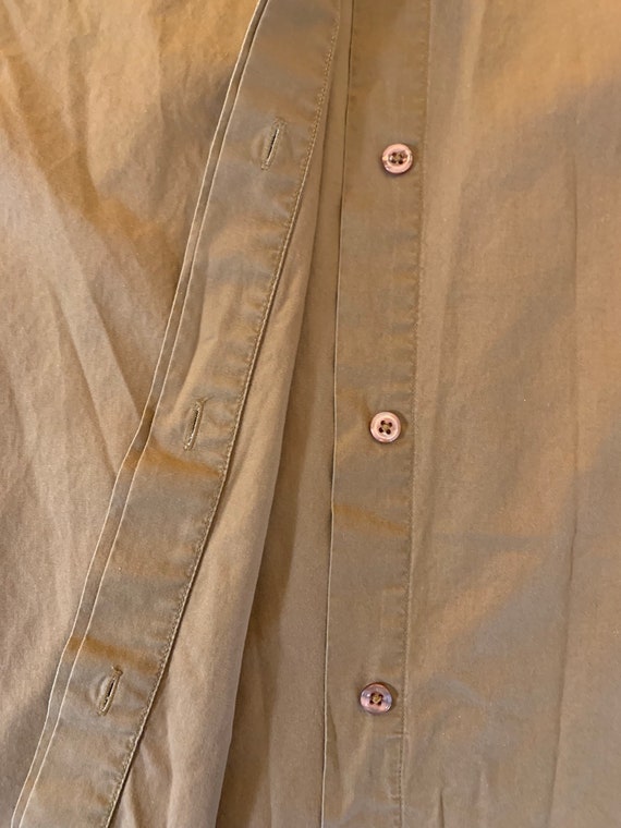 Vintage John Henry Brand Brown Long Sleeve Cotton… - image 4