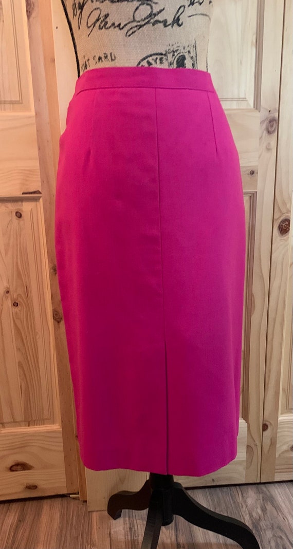 2 Identical Pencil Skirts, Pink and White