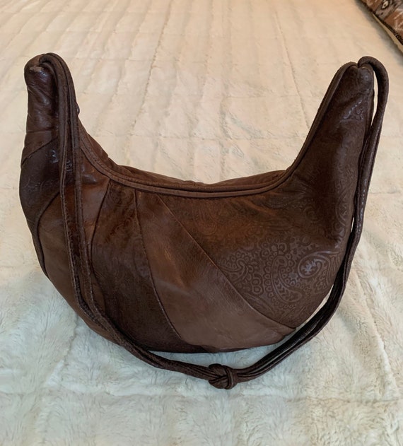 Brown Leather Cross Shoulder Bag
