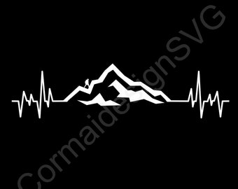 Free Free Mountain Heartbeat Svg 521 SVG PNG EPS DXF File