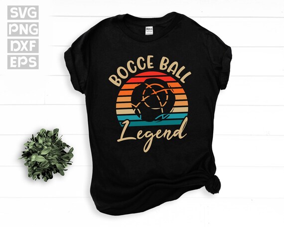 Retro Bocce T-Shirt 1970s Style Bocce Ball Shirt Retro Bocce T-Shirt 1970s Style Bocce Ball Shirt