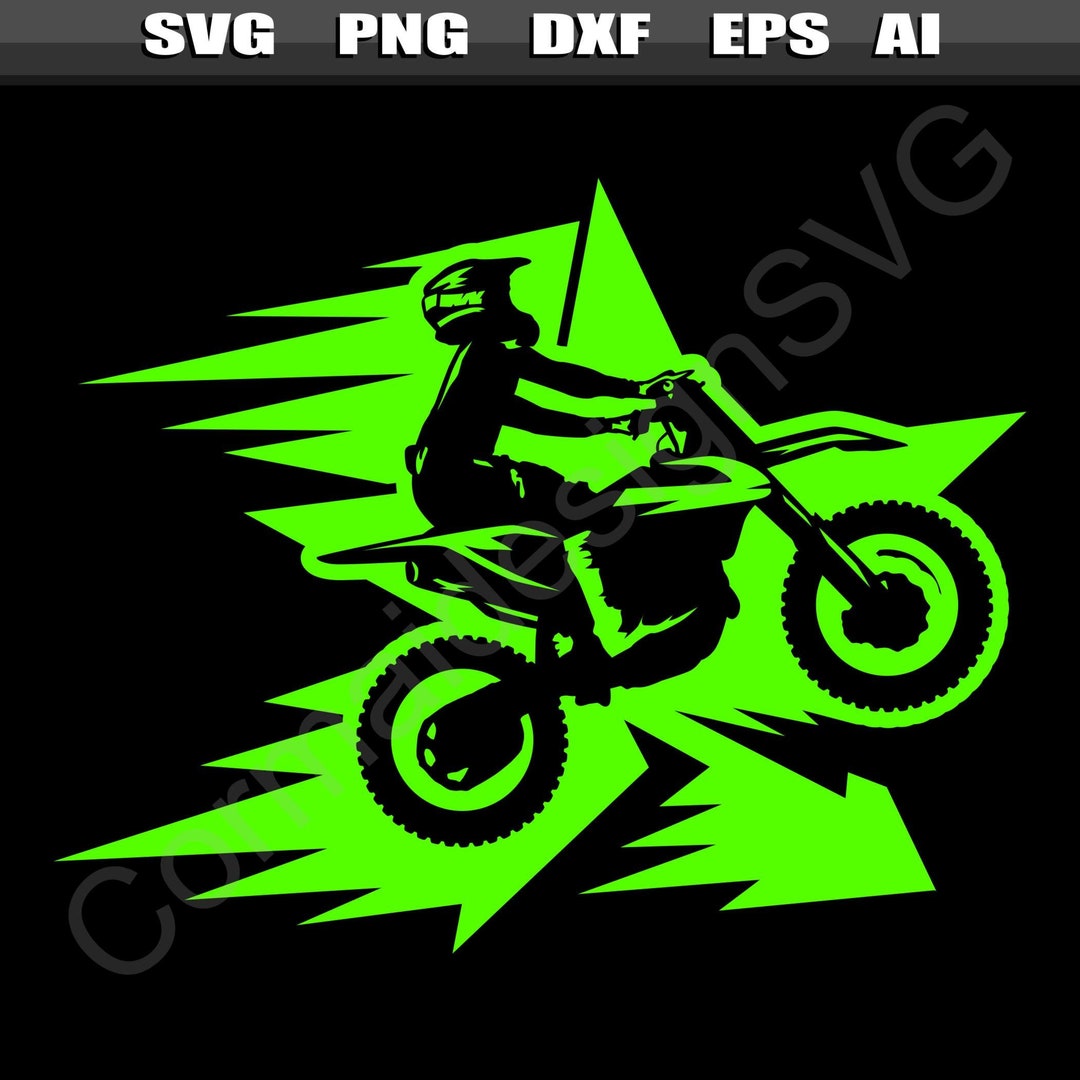 Dirt Bike Rider Svg Dirtbike Svg Dirtbiker Svg Dirtbiking Etsy