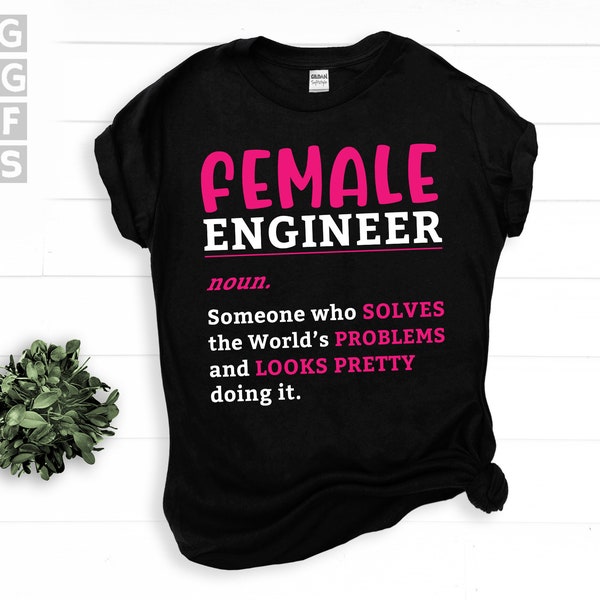 SVG, Png, Dxf, Eps -  Female Engineer, Woman Engineer, Engineering Girl, Funny Graduation, Grad, Graduate, Humor instant digital downloads