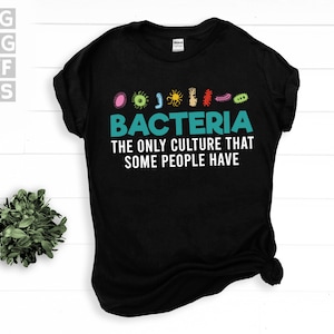 SVG, Png, Dxf, Eps - Cultura engraçada de bactérias, humor de microbiologista, presente de piada de estudante de microbiologia - downloads digitais instantâneos